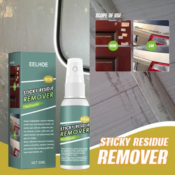 Sticky Stuff Remover Gel Spray, Labels Stain Remover | Quick & Effective Dirt And Stain Remover,all Purpose Cleaner For Car Stickers Labels (30ML)